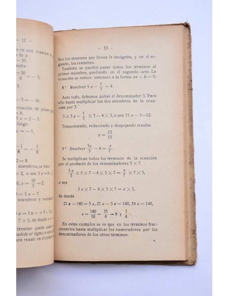 Matemáticas. Tercer curso