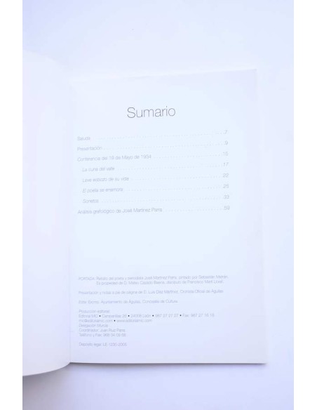 Centenario del laureado poeta José Martínez Parra