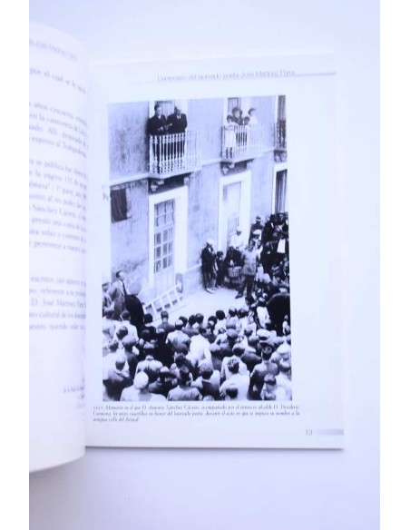 Centenario del laureado poeta José Martínez Parra