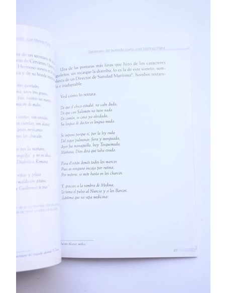 Centenario del laureado poeta José Martínez Parra