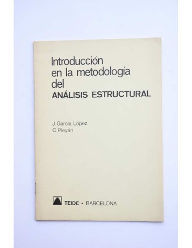 Introducción a la metodología del análisis estructural