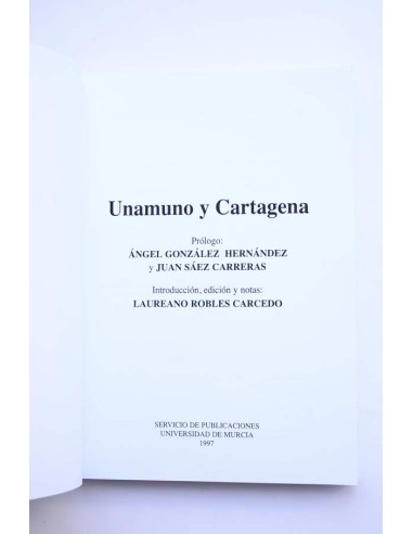 Unamuno y Cartagena