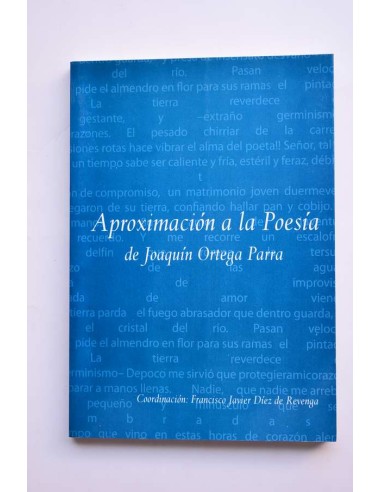 Aproximación a la poesía de Joaquín Ortega Parra