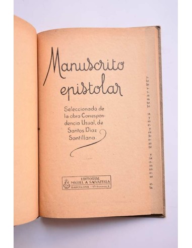 Manuscrito epistolar