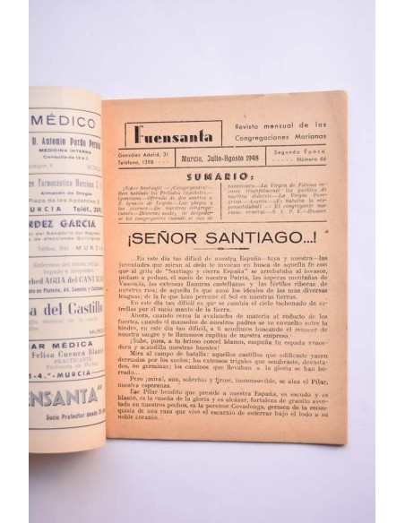 Fuensanta. Revista mensual de las Congregaciones Marianas. nº 66, 1948