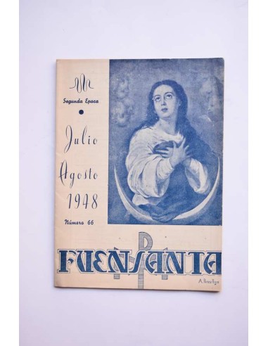 Fuensanta. Revista mensual de las Congregaciones Marianas. nº 66, 1948