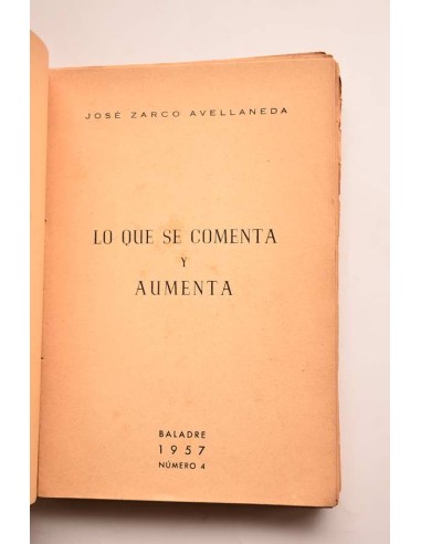 Lo que se comenta y aumenta