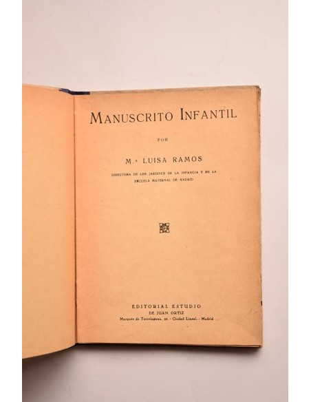 Manuscrito infantil