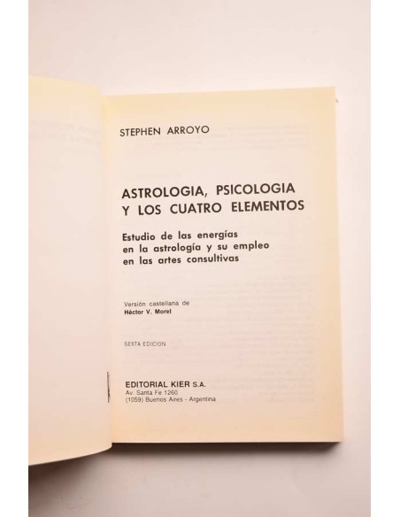 Astrología, psicología y los cuatro elementos