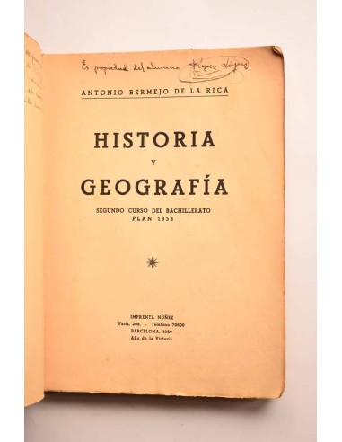 Historia y geografía. Segundo curso