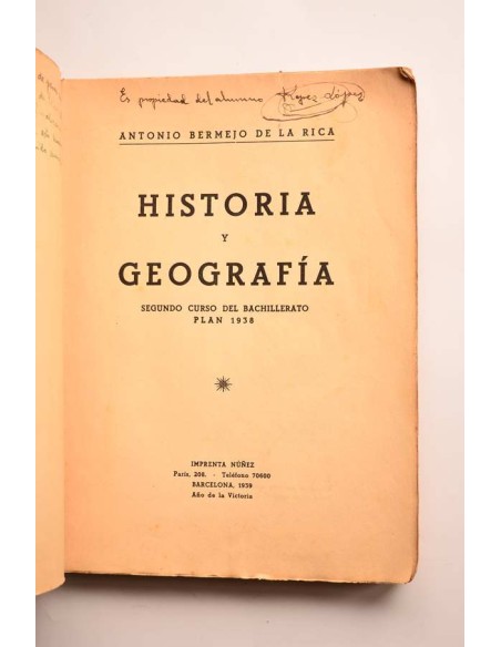 Historia y geografía. Segundo curso