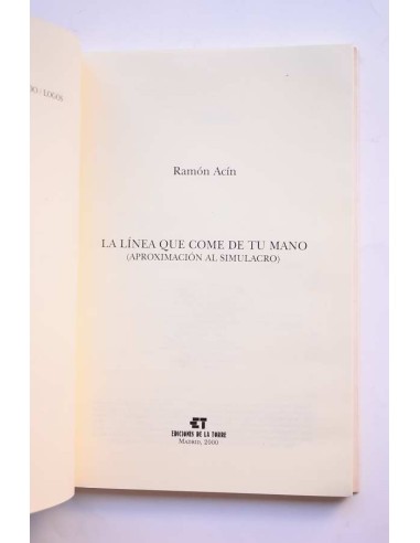 La linea que come de tu mano (Aproximación al...