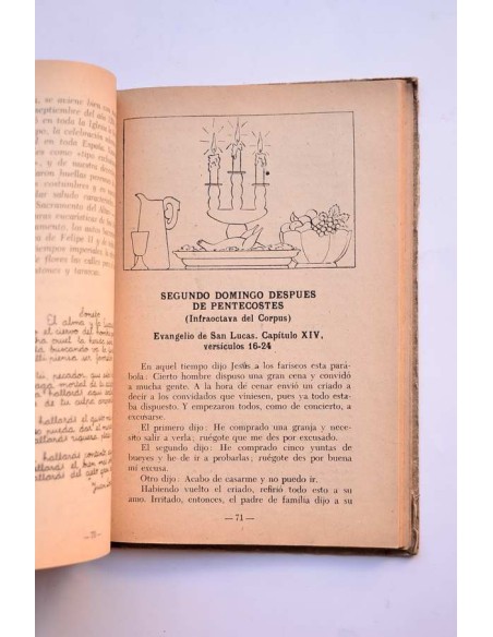Evangeliario ilustrado y conmemoraciones escolares