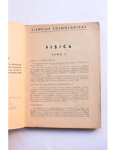 Ciencias: física, química, fisiología e...