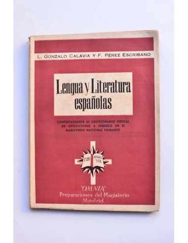 Lengua y literatura españolas