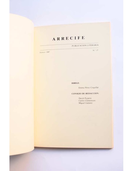 Arrecife. Nº 17. Febrero 1987