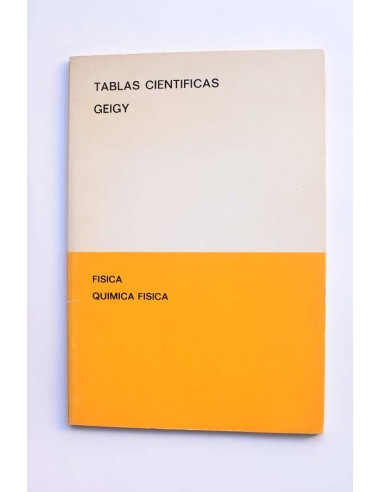 Tablas científicas Geigy. Física. Química física