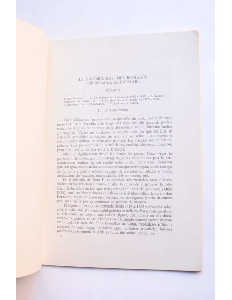La historicidad del romance Abámar, Abenámar
