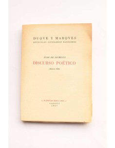 Juan de Jáuregui. Discurso poético (Madrid, 1624)