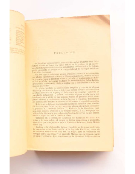 Manual de historia de literatura hebrea