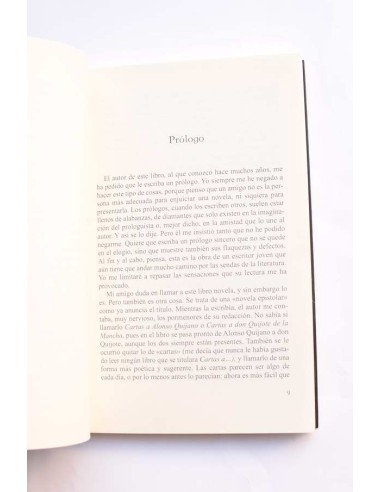 Cartas de un joven escritor a Don Quijote de la...