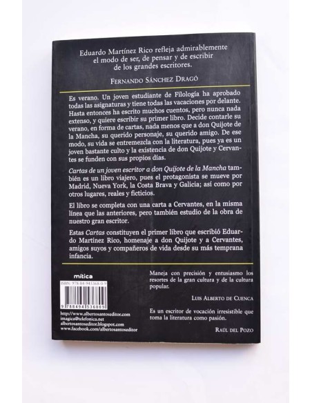 Cartas de un joven escritor a Don Quijote de la Mancha