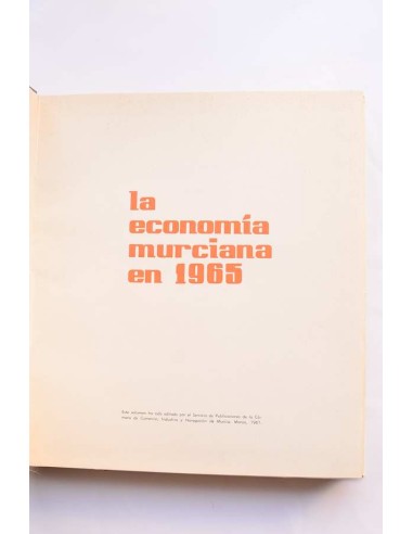 La economía murciana en 1965