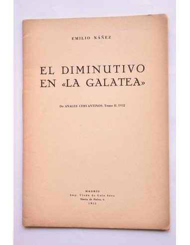 El diminutivo en La Galatea