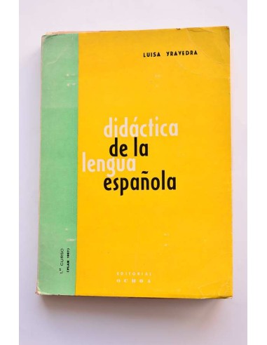 Didáctica de la lengua española. 1er curso. Plan 1997