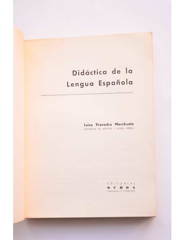 Didáctica de la lengua española. 1er curso....