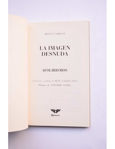 La imagen desnuda. Afolirismos