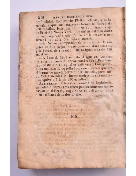 Manual enciclopédico o Repertorio universal de noticias interesantes (...)