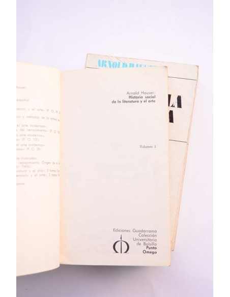 Historia social de la literatura y del arte