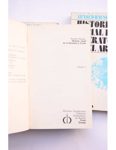 Historia social de la literatura y del arte