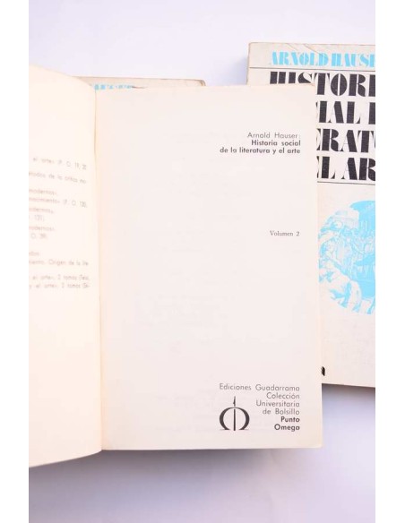 Historia social de la literatura y del arte