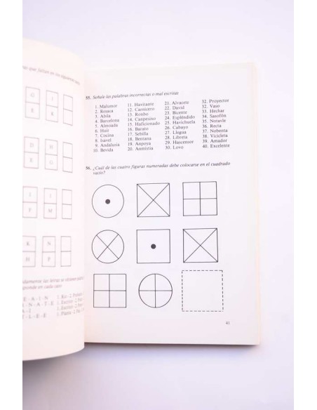 Tests de inteligencia general. Ejercicios resueltos
