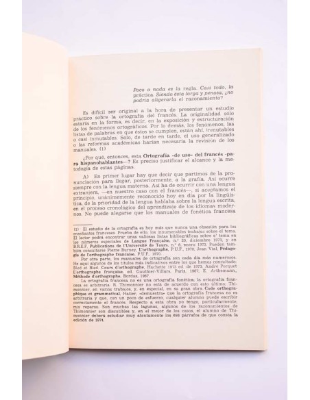 Ortografía del uso del francés