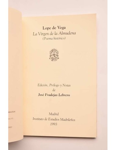 La virgen de la Almudena (poema histórico)