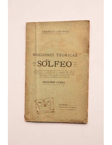 Nociones teóricas de solfeo. Segundo curso