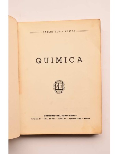 Química. Curso preuniversitario