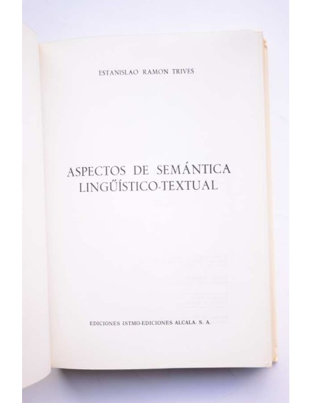 Aspectos de semántica lingüístico - textual