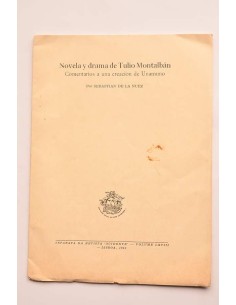 Novela y drama de Tulio Montalbán. Comentarios a una...
