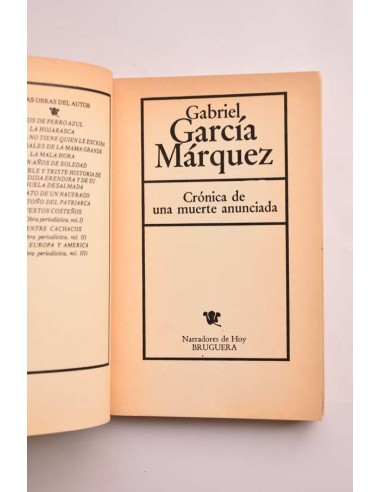 Crónica de una muerte anunciada