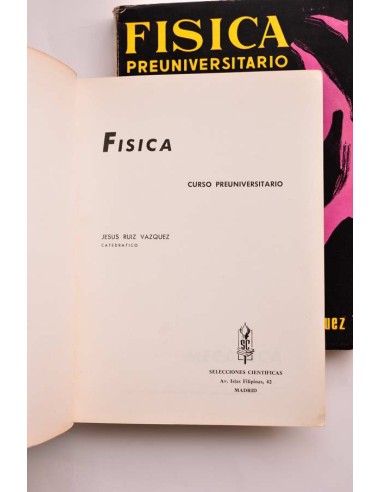 Física y química. Preuniversitario
