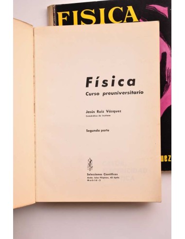 Física y química. Preuniversitario