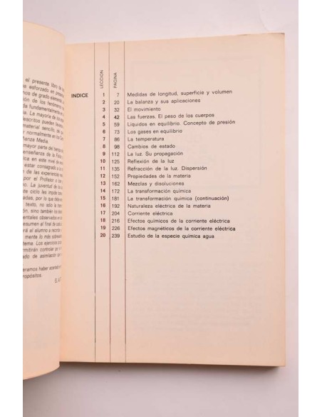 Física y química. Curso tercero