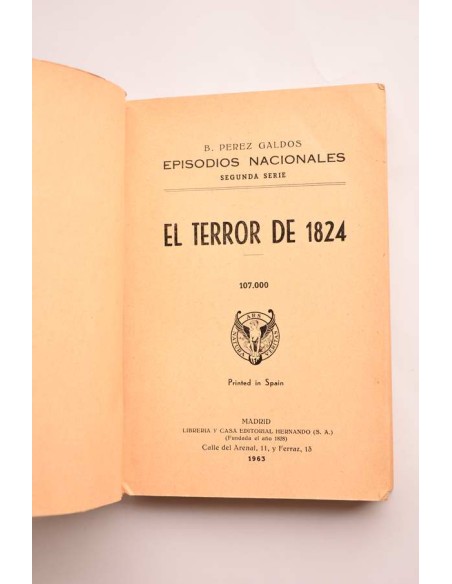 Episodios Nacionales. El terror de 1824