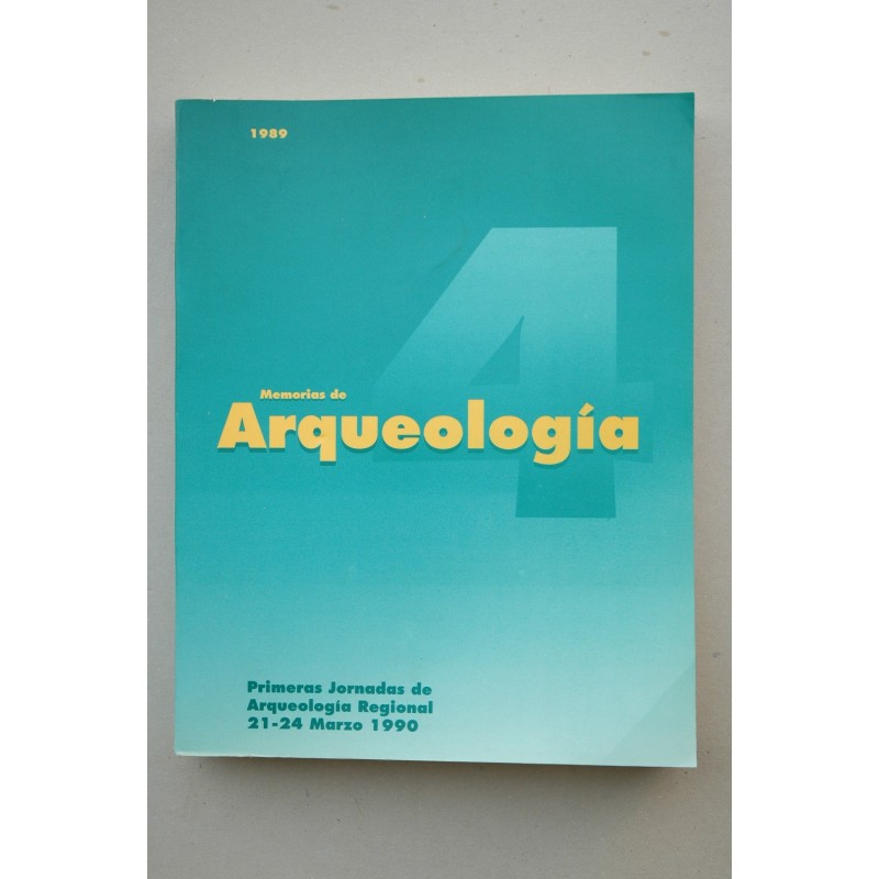 Memorias de Arqueología 1991 