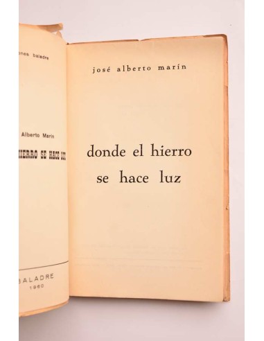 De donde el hierro se hace luz