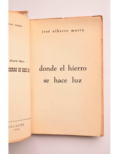De donde el hierro se hace luz